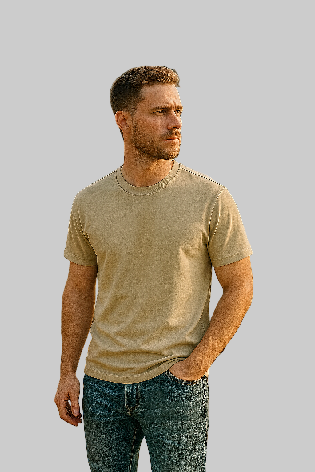 Premium Cotton-Poly Blend T-Shirt