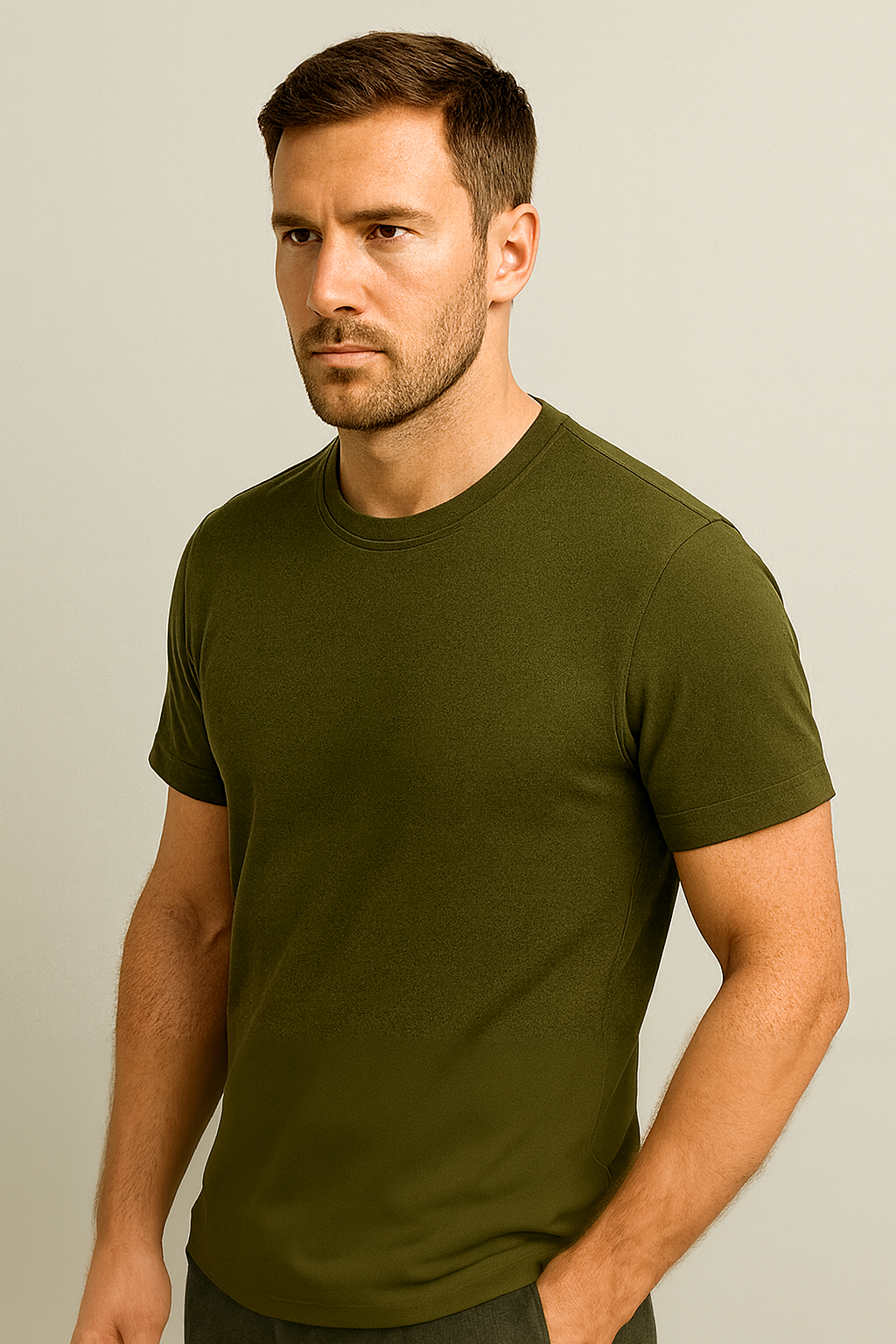 Premium Cotton-Poly Blend T-Shirt